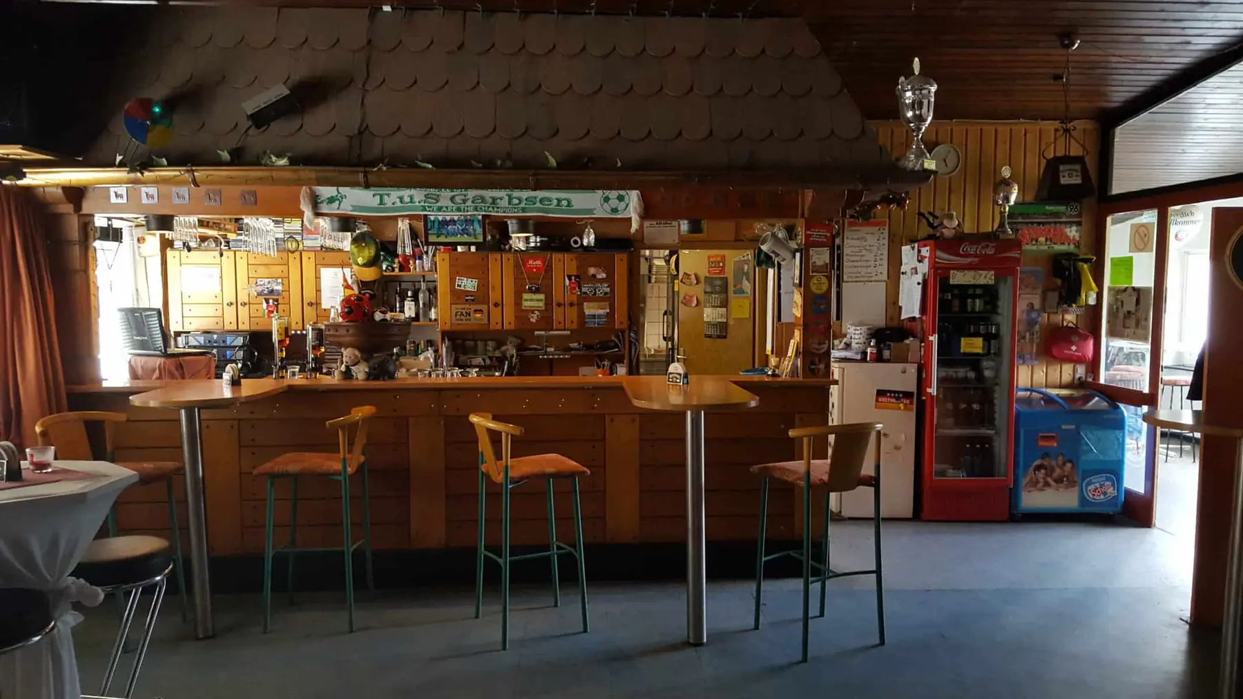 Tresen im Clubhaus des TuS Garbsen